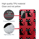 Coque Samsung Galaxy A02s Multiples Chats Noirs Coque Samsung Galaxy A02s Multiples Chats Noirs