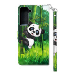 Housse Samsung Galaxy S21 5G Panda et Bambou