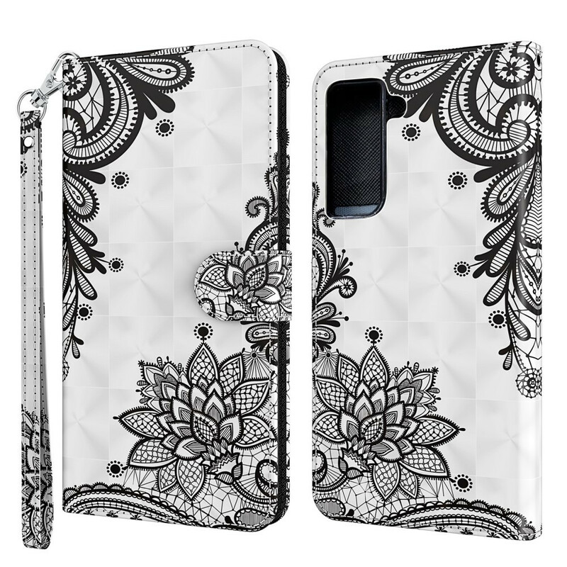 Housse Samsung Galaxy S21 5G Chic Dentelle Housse Samsung Galaxy S21 5G Chic Dentelle