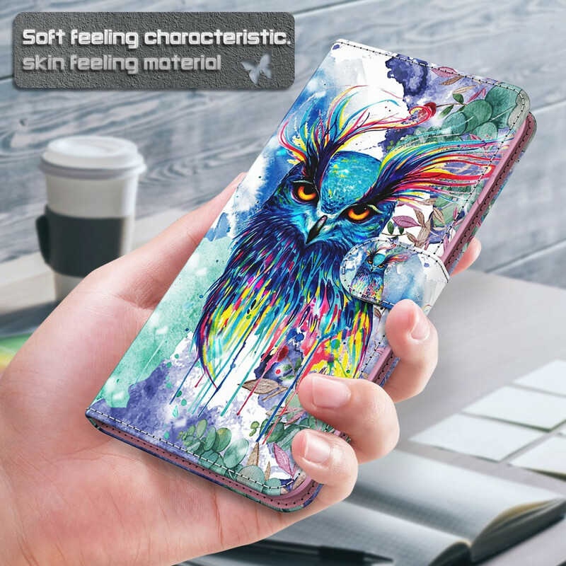 Housse Samsung Galaxy S21 5G Oiseau Aquarelle