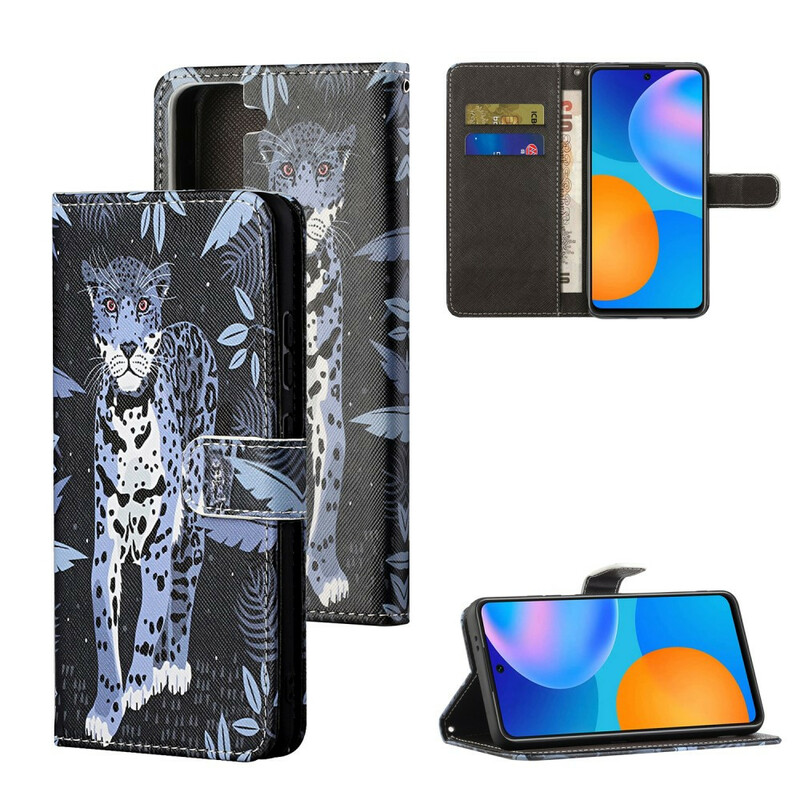 Housse Samsung Galaxy S21 5G Léopard à Lanière Housse Samsung Galaxy S21 5G Léopard à Lanière