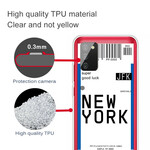 Coque Samsung Galaxy A02s Boarding Pass to New York Coque Samsung Galaxy A02s Boarding Pass to New York