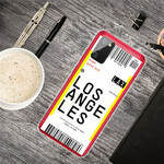 Coque Samsung Galaxy A02s Boarding Pass to Los Angeles Coque Samsung Galaxy A02s Boarding Pass to Los Angeles
