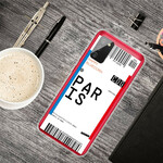 Coque Samsung Galaxy A02s Boarding Pass to Paris Coque Samsung Galaxy A02s Boarding Pass to Paris