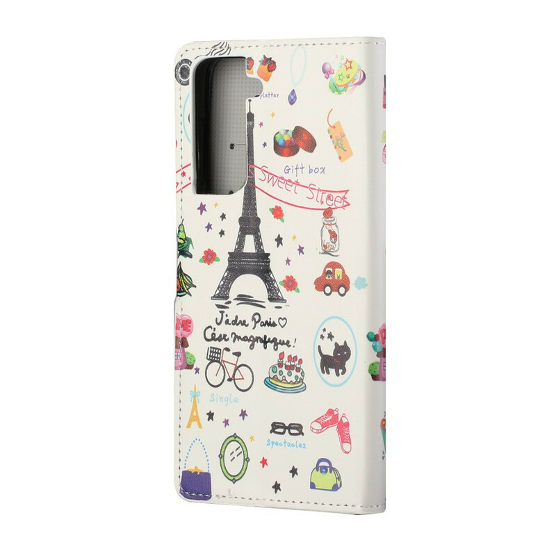 Housse Samsung Galaxy S21 5G J'adore Paris