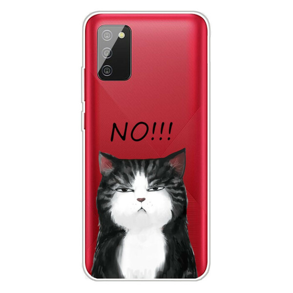 Coque Samsung Galaxy A02s Le Chat Qui Dit Non Ma Coque