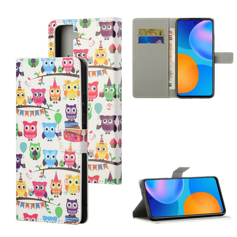 Housse Samsung Galaxy S21 5G Multiples Hiboux Housse Samsung Galaxy S21 5G Multiples Hiboux