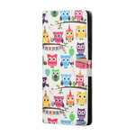 Housse Samsung Galaxy S21 5G Multiples Hiboux