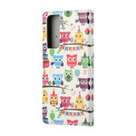 Housse Samsung Galaxy S21 5G Multiples Hiboux Housse Samsung Galaxy S21 5G Multiples Hiboux