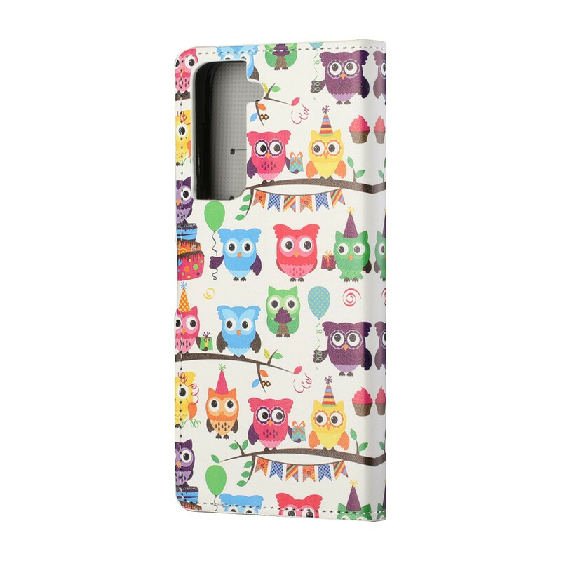 Housse Samsung Galaxy S21 5G Multiples Hiboux Housse Samsung Galaxy S21 5G Multiples Hiboux