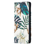 Flip Cover Samsung Galaxy S21 5G Feuilles Flip Cover Samsung Galaxy S21 5G Feuilles