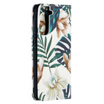 Flip Cover Samsung Galaxy S21 5G Feuilles Flip Cover Samsung Galaxy S21 5G Feuilles