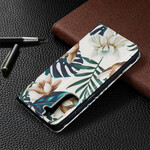 Flip Cover Samsung Galaxy S21 5G Feuilles Flip Cover Samsung Galaxy S21 5G Feuilles