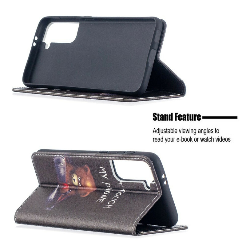 Flip Cover Samsung Galaxy S21 5G Ours Dangereux Flip Cover Samsung Galaxy S21 5G Ours Dangereux