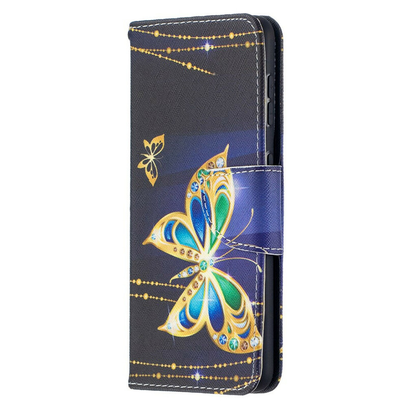 Housse Samsung Galaxy S221 5G Papillons Rois Housse Samsung Galaxy S221 5G Papillons Rois