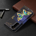 Housse Samsung Galaxy S221 5G Papillons Rois Housse Samsung Galaxy S221 5G Papillons Rois