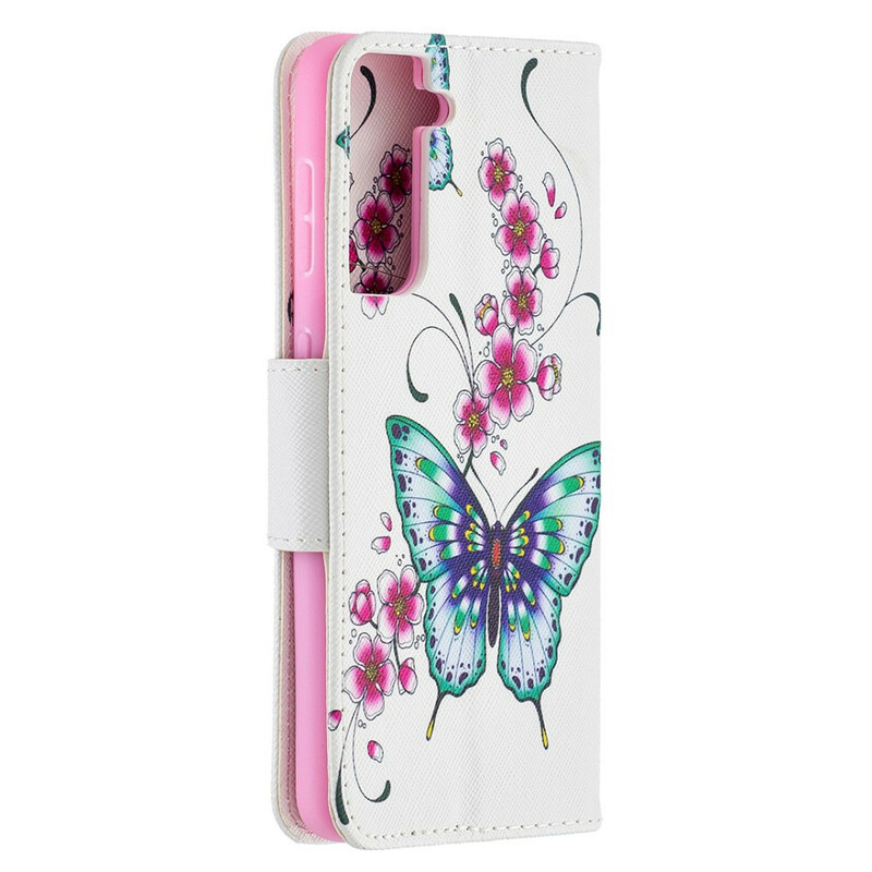 Housse Samsung Galaxy S21 5G Merveilleux Papillons Housse Samsung Galaxy S21 5G Merveilleux Papillons