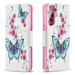 Housse Samsung Galaxy S21 5G Merveilleux Papillons Housse Samsung Galaxy S21 5G Merveilleux Papillons