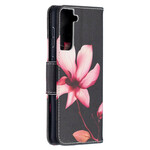 Housse Samsung Galaxy S21 5G Fleur Rose