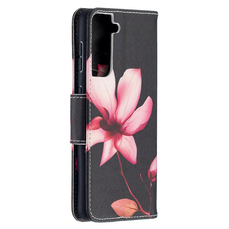 Housse Samsung Galaxy S21 5G Fleur Rose Housse Samsung Galaxy S21 5G Fleur Rose