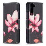 Housse Samsung Galaxy S21 5G Fleur Rose