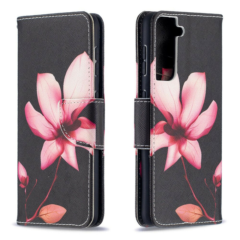 Housse Samsung Galaxy S21 5G Fleur Rose Housse Samsung Galaxy S21 5G Fleur Rose