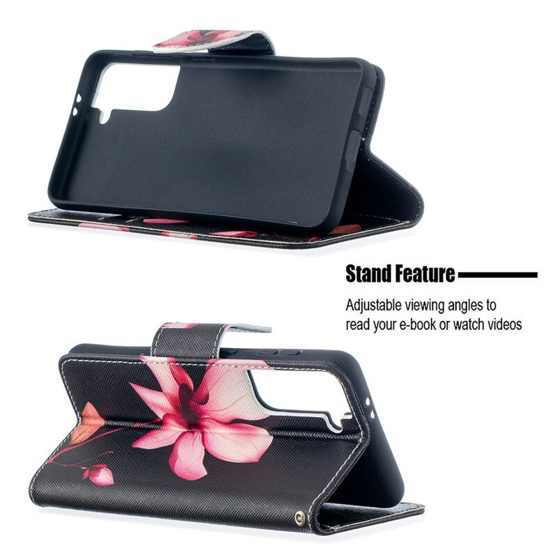 Housse Samsung Galaxy S21 5G Fleur Rose Housse Samsung Galaxy S21 5G Fleur Rose