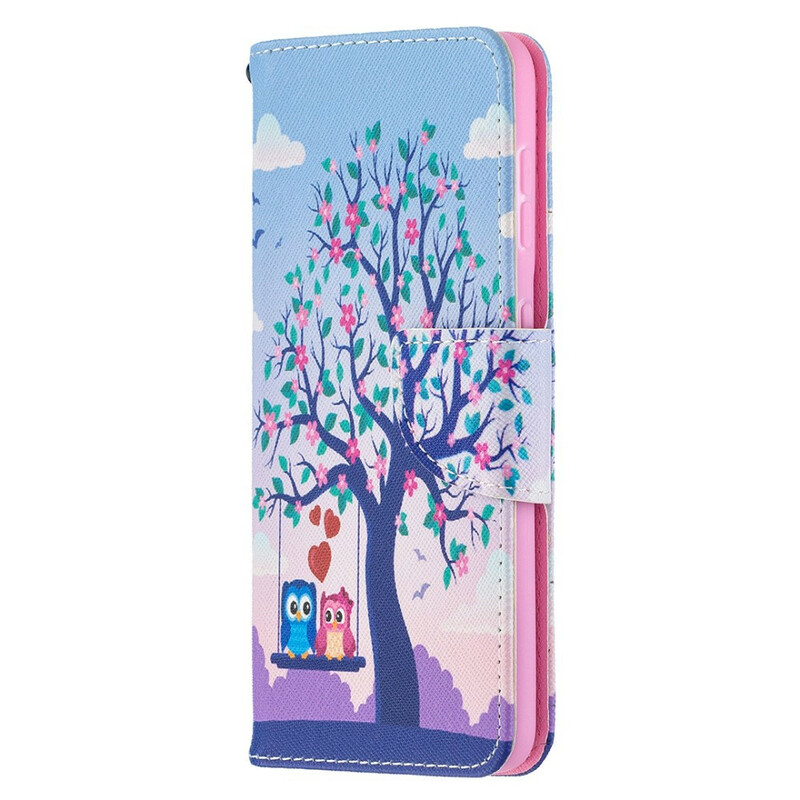 Housse Samsung Galaxy S21 5G Hiboux Sur La Balançoire Housse Samsung Galaxy S21 5G Hiboux Sur La Balançoire