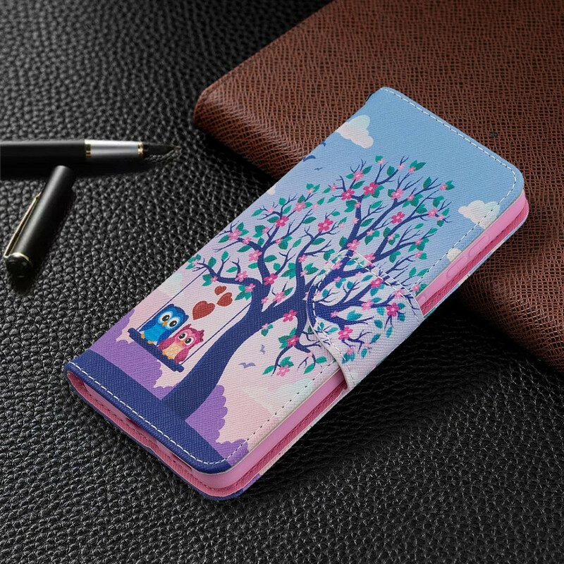 Housse Samsung Galaxy S21 5G Hiboux Sur La Balançoire Housse Samsung Galaxy S21 5G Hiboux Sur La Balançoire