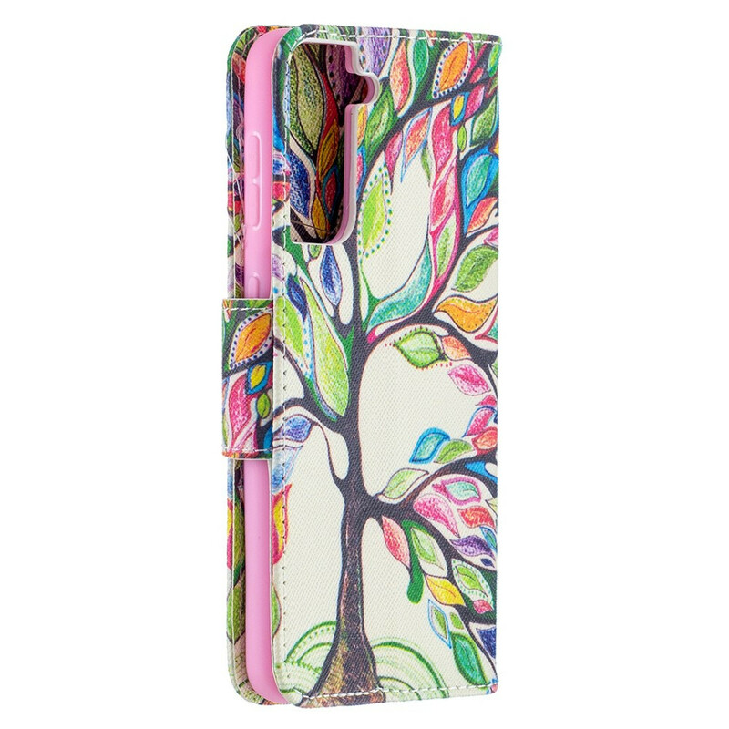 Housse Samsung Galaxy S21 5G Arbre Coloré Housse Samsung Galaxy S21 5G Arbre Coloré
