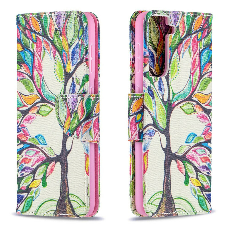 Housse Samsung Galaxy S21 5G Arbre Coloré Housse Samsung Galaxy S21 5G Arbre Coloré