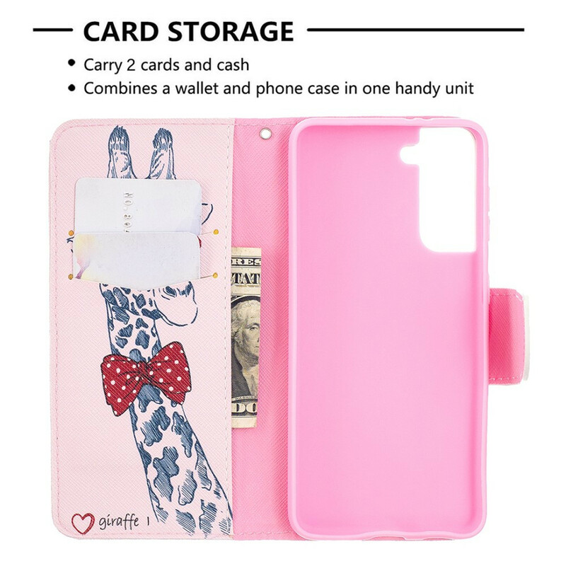 Housse Samsung Galaxy S21 5G Girafe Intello Housse Samsung Galaxy S21 5G Girafe Intello