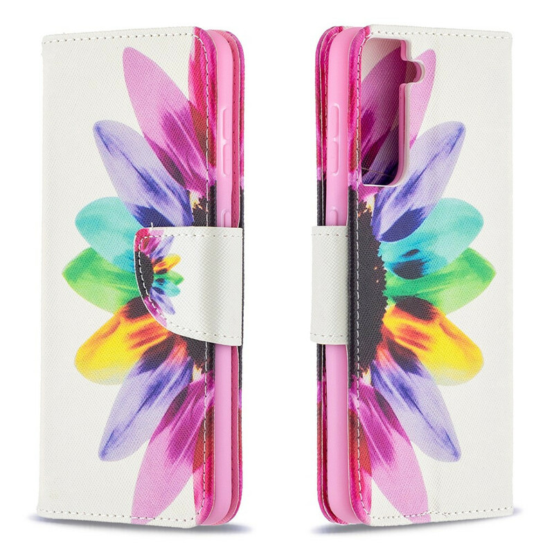 Housse Samsung Galaxy S21 5G Fleur Aquarelle Housse Samsung Galaxy S21 5G Fleur Aquarelle