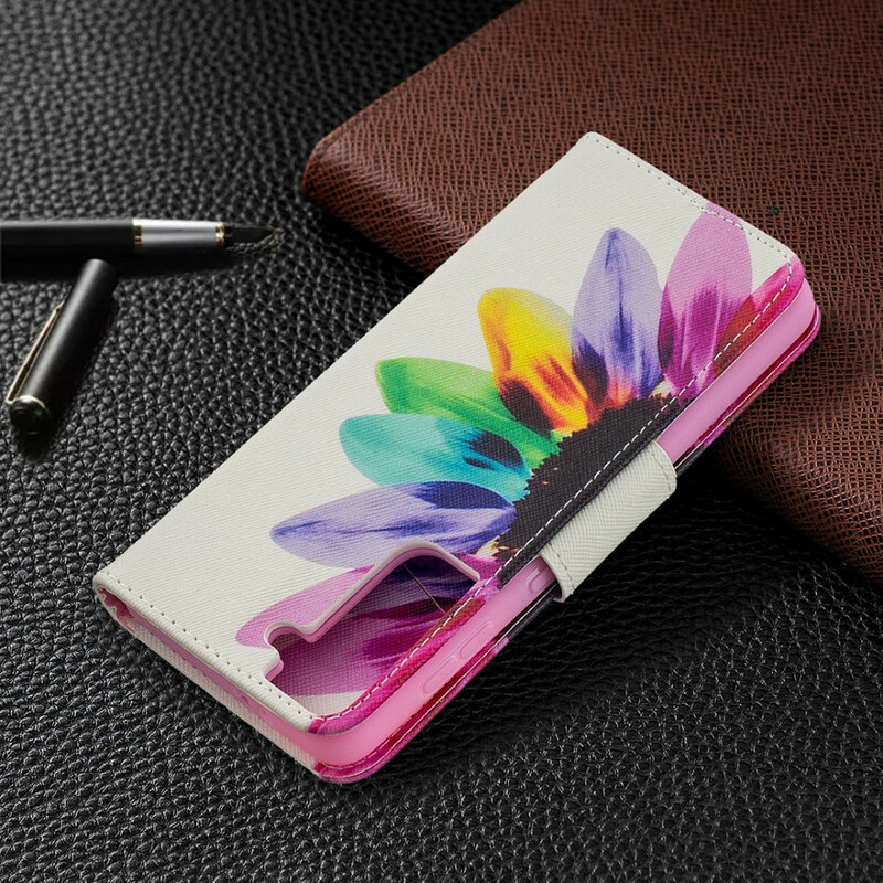 Housse Samsung Galaxy S21 5G Fleur Aquarelle Housse Samsung Galaxy S21 5G Fleur Aquarelle