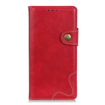 Housse Samsung Galaxy A02s Artistique Bouton et Coutures