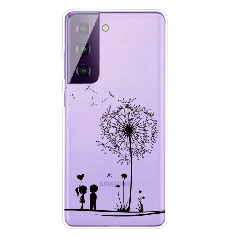 Coque Samsung Galaxy S21 5G Pissenlit Love