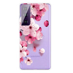 Coque Samsung Galaxy S21 5G Petites Fleurs Roses Coque Samsung Galaxy S21 5G Petites Fleurs Roses