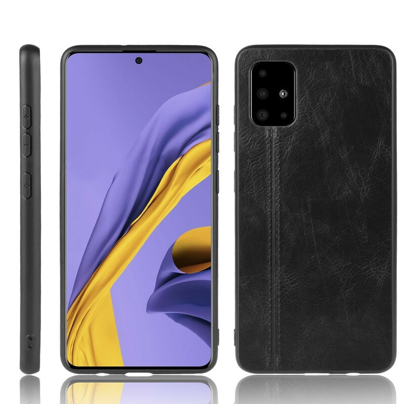 Coque Samsung Galaxy M51 Effet Cuir Couture Coque Samsung Galaxy M51 Effet Cuir Couture