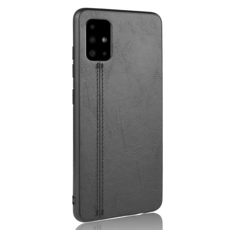 Coque Samsung Galaxy M51 Effet Cuir Couture Coque Samsung Galaxy M51 Effet Cuir Couture