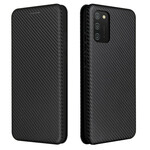 Flip Cover Samsung Galaxy A02s Fibre Carbone Flip Cover Samsung Galaxy A02s Fibre Carbone