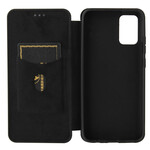 Flip Cover Samsung Galaxy A02s Fibre Carbone Flip Cover Samsung Galaxy A02s Fibre Carbone