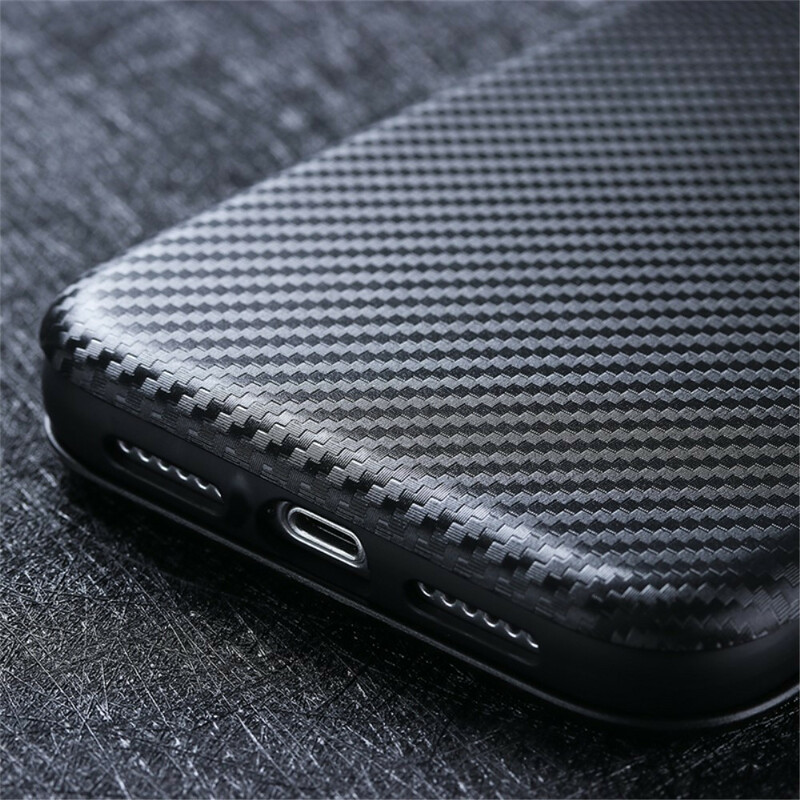 Flip Cover Samsung Galaxy A02s Fibre Carbone Flip Cover Samsung Galaxy A02s Fibre Carbone