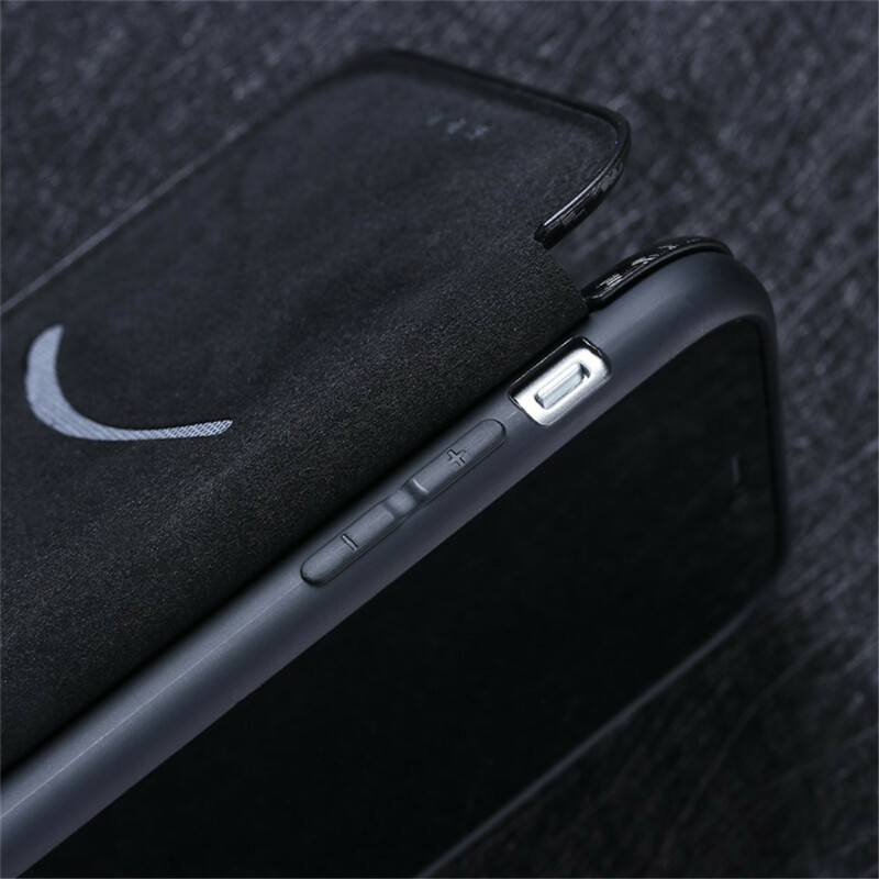 Flip Cover Samsung Galaxy A02s Fibre Carbone Flip Cover Samsung Galaxy A02s Fibre Carbone