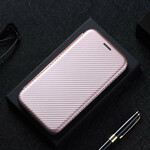 Flip Cover Samsung Galaxy M51 Fibre Carbone Flip Cover Samsung Galaxy M51 Fibre Carbone