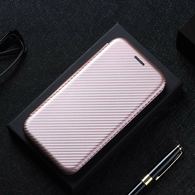 Flip Cover Samsung Galaxy M51 Fibre Carbone Flip Cover Samsung Galaxy M51 Fibre Carbone