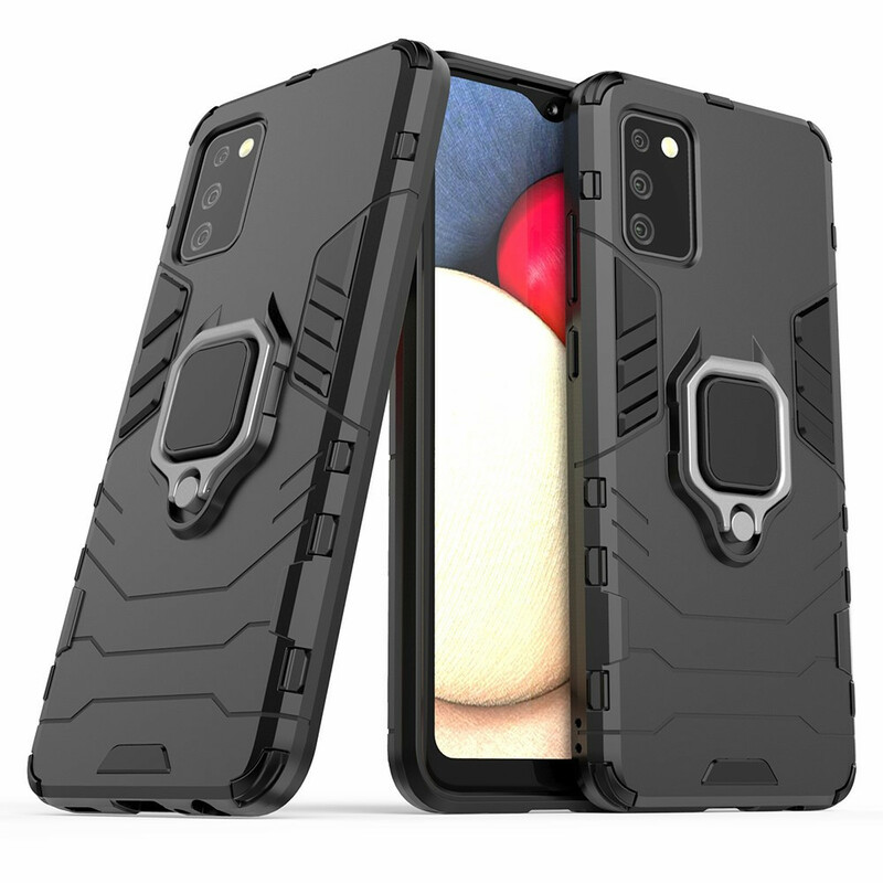 Coque Samsung Galaxy A02s Ring Résistante Coque Samsung Galaxy A02s Ring Résistante