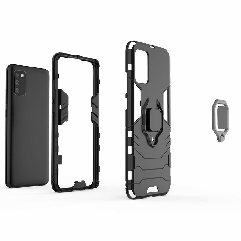Coque Samsung Galaxy A02s Ring Résistante Coque Samsung Galaxy A02s Ring Résistante