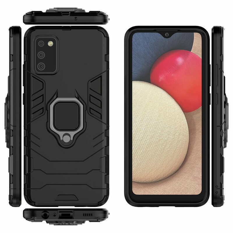 Coque Samsung Galaxy A02s Ring Résistante Coque Samsung Galaxy A02s Ring Résistante
