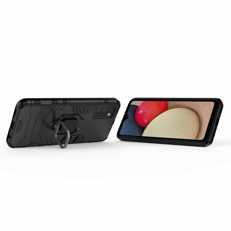 Coque Samsung Galaxy A02s Ring Résistante Coque Samsung Galaxy A02s Ring Résistante