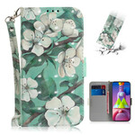 Housse Samsung Galaxy M51 Arbre en Fleurs à Lanière Housse Samsung Galaxy M51 Arbre en Fleurs à Lanière